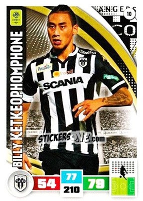 Sticker Billy Ketkeophomphone - Foot 2016-2017. Adrenalyn Xl n. 10 - Panini
