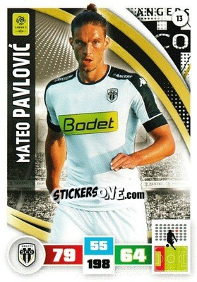 Sticker Mateo Pavlovic - Foot 2016-2017. Adrenalyn Xl n. 13 - Panini