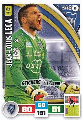 Sticker Jean-Louis Leca - Foot 2016-2017. Adrenalyn Xl n. 19 - Panini