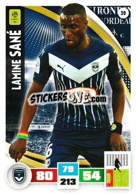 Cromo Lamine Sané - Foot 2016-2017. Adrenalyn Xl n. 39 - Panini