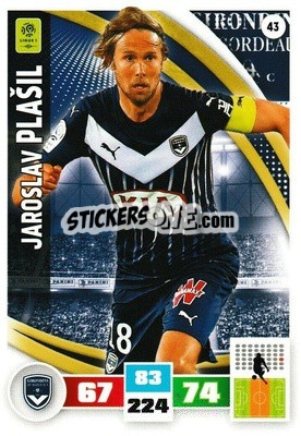 Sticker Jaroslav Plašil - Foot 2016-2017. Adrenalyn Xl n. 43 - Panini
