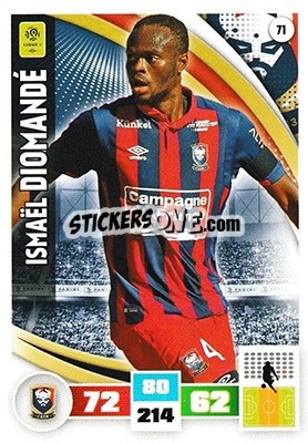 Sticker Ismaël Diomandé - Foot 2016-2017. Adrenalyn Xl n. 71 - Panini