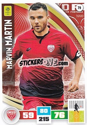 Sticker Marvin Martin - Foot 2016-2017. Adrenalyn Xl n. 79 - Panini