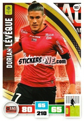 Cromo Dorian Lévêque - Foot 2016-2017. Adrenalyn Xl - Panini