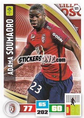 Sticker Adama Soumaoro - Foot 2016-2017. Adrenalyn Xl n. 121 - Panini
