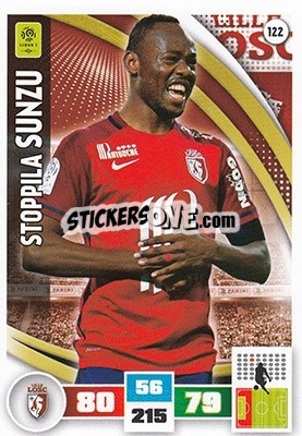 Cromo Stoppila Sunzu - Foot 2016-2017. Adrenalyn Xl n. 122 - Panini