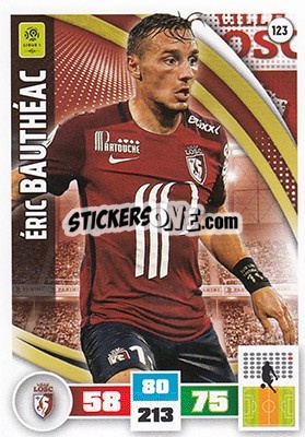 Sticker éric Bauthéac - Foot 2016-2017. Adrenalyn Xl n. 123 - Panini