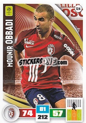 Figurina Mounir Obbadi - Foot 2016-2017. Adrenalyn Xl - Panini