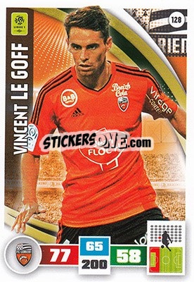 Sticker Vincent Le Goff - Foot 2016-2017. Adrenalyn Xl n. 128 - Panini