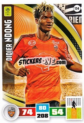 Cromo Didier Ndong - Foot 2016-2017. Adrenalyn Xl n. 134 - Panini