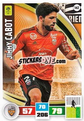 Sticker Jimmy Cabot - Foot 2016-2017. Adrenalyn Xl n. 142 - Panini