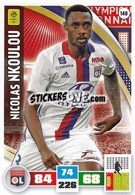 Figurina Nicolas Nkoulou - Foot 2016-2017. Adrenalyn Xl - Panini