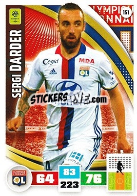 Sticker Sergi Darder - Foot 2016-2017. Adrenalyn Xl n. 151 - Panini