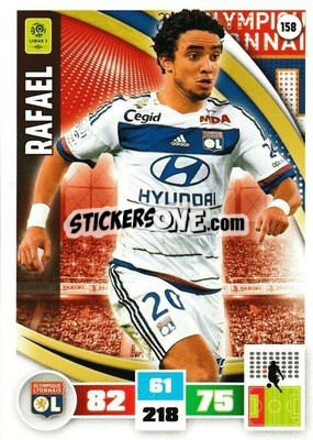 Sticker Rafael da Silva - Foot 2016-2017. Adrenalyn Xl n. 158 - Panini