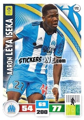 Sticker Aaron Leya Iseka - Foot 2016-2017. Adrenalyn Xl n. 172 - Panini