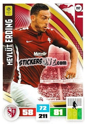 Cromo Mevlüt Erdinç - Foot 2016-2017. Adrenalyn Xl n. 197 - Panini