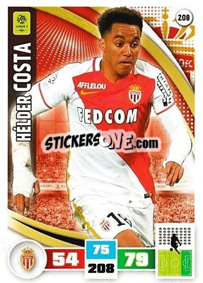 Sticker Hélder Costa - Foot 2016-2017. Adrenalyn Xl n. 208 - Panini