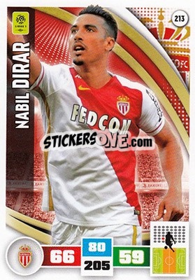 Sticker Nabil Dirar - Foot 2016-2017. Adrenalyn Xl n. 213 - Panini