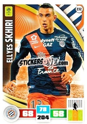 Sticker Ellyes Skhiri - Foot 2016-2017. Adrenalyn Xl n. 232 - Panini