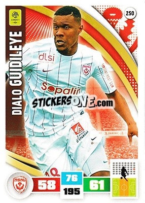 Sticker Dialo Guidileye - Foot 2016-2017. Adrenalyn Xl n. 250 - Panini