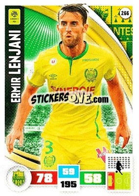 Figurina Ermir Lenjani - Foot 2016-2017. Adrenalyn Xl - Panini