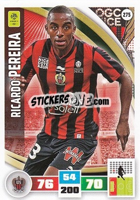 Sticker Ricardo Pereira - Foot 2016-2017. Adrenalyn Xl n. 275 - Panini