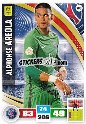 Sticker Alphonse Areola - Foot 2016-2017. Adrenalyn Xl n. 300 - Panini