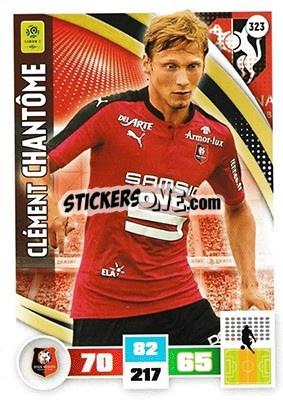 Figurina Clément Chantôme - Foot 2016-2017. Adrenalyn Xl - Panini