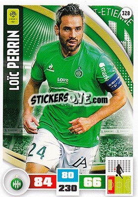 Sticker Loïc Perrin - Foot 2016-2017. Adrenalyn Xl n. 328 - Panini