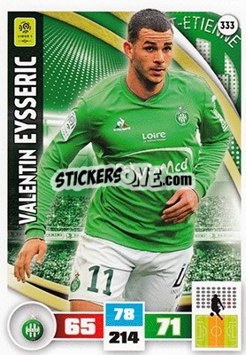 Figurina Valentin Eysseric - Foot 2016-2017. Adrenalyn Xl - Panini