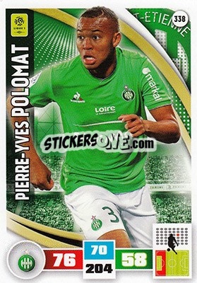 Sticker Pierre-Yves Polomat - Foot 2016-2017. Adrenalyn Xl n. 338 - Panini
