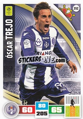 Cromo óscar Trejo - Foot 2016-2017. Adrenalyn Xl n. 352 - Panini