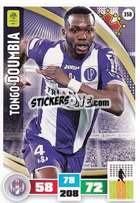 Sticker Tongo Doumbia - Foot 2016-2017. Adrenalyn Xl - Panini