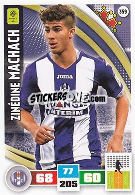 Sticker Zinédine Machach - Foot 2016-2017. Adrenalyn Xl n. 359 - Panini
