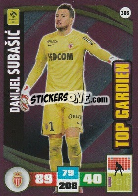 Sticker Danijel Subašic - Foot 2016-2017. Adrenalyn Xl n. 366 - Panini