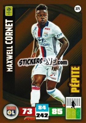 Sticker Maxwel Cornet - Foot 2016-2017. Adrenalyn Xl n. 371 - Panini