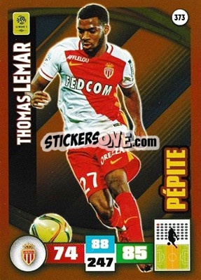 Figurina Thomas Lemar - Foot 2016-2017. Adrenalyn Xl - Panini