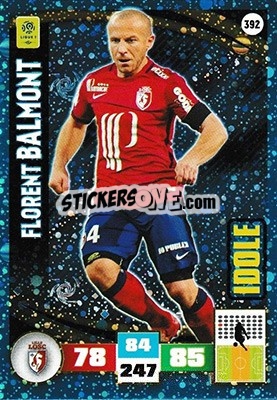 Sticker Florent Balmont - Foot 2016-2017. Adrenalyn Xl n. 392 - Panini