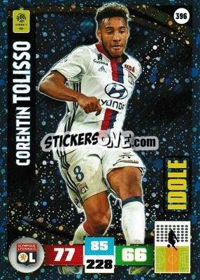 Sticker Corentin Tolisso - Foot 2016-2017. Adrenalyn Xl n. 396 - Panini
