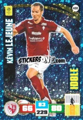 Sticker Kévin Lejeune - Foot 2016-2017. Adrenalyn Xl n. 400 - Panini