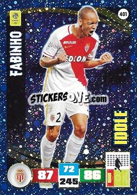 Sticker Fabinho - Foot 2016-2017. Adrenalyn Xl n. 401 - Panini