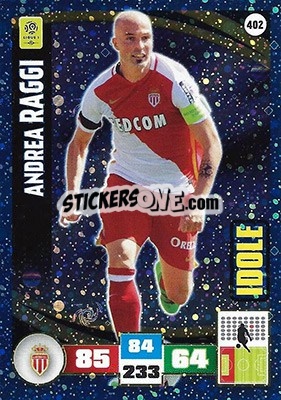 Sticker Andrea Raggi - Foot 2016-2017. Adrenalyn Xl - Panini