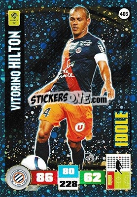 Sticker Vitorino Hilton - Foot 2016-2017. Adrenalyn Xl n. 403 - Panini