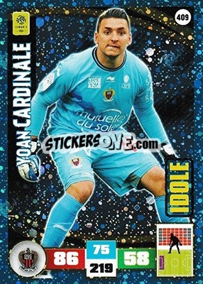 Sticker Yoan Cardinale - Foot 2016-2017. Adrenalyn Xl n. 409 - Panini