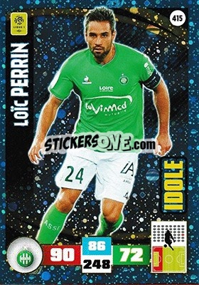 Sticker Loïc Perrin - Foot 2016-2017. Adrenalyn Xl n. 415 - Panini