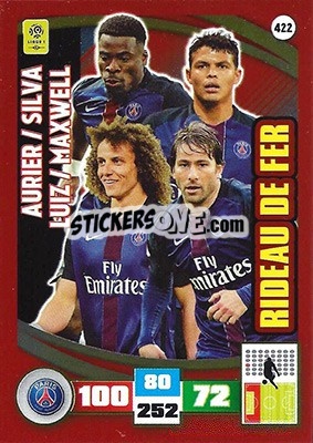Sticker Serge Aurier / Thiago Silva / David Luiz / Maxwell