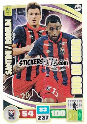 Cromo Ivan Santini / Ronny Rodelin - Foot 2016-2017. Adrenalyn Xl n. 429 - Panini