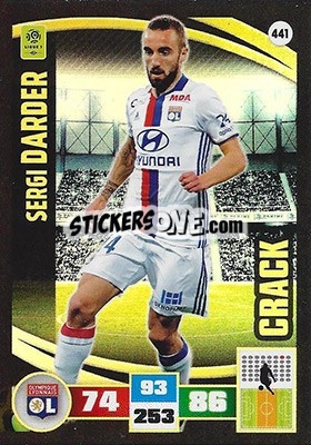 Sticker Sergi Darder - Foot 2016-2017. Adrenalyn Xl n. 441 - Panini