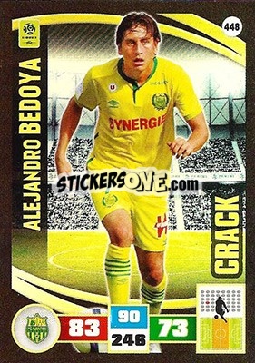 Sticker Alejandro Bedoya - Foot 2016-2017. Adrenalyn Xl n. 448 - Panini