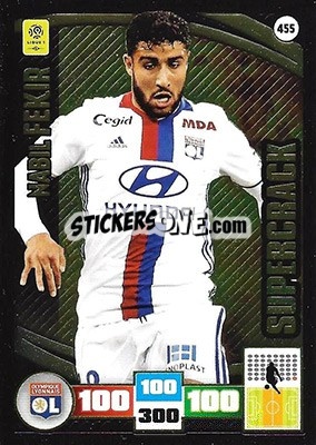 Sticker Nabil Fekir - Foot 2016-2017. Adrenalyn Xl n. 455 - Panini